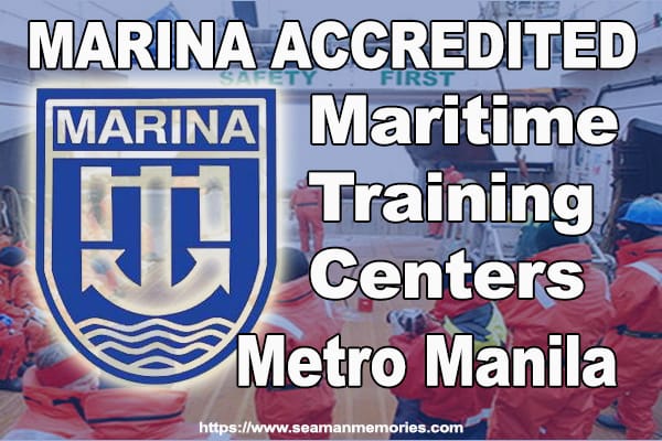 List of MARINA-Accredited Maritime Training Centers in Manila 2024