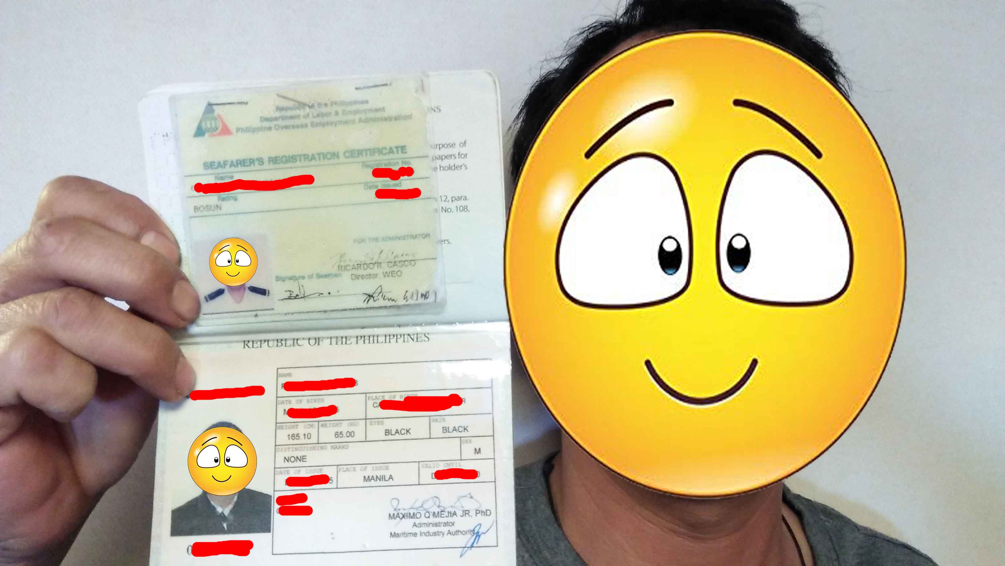 Selfie verification for recovering your password and email address in MARINA's online platform- MISMO.