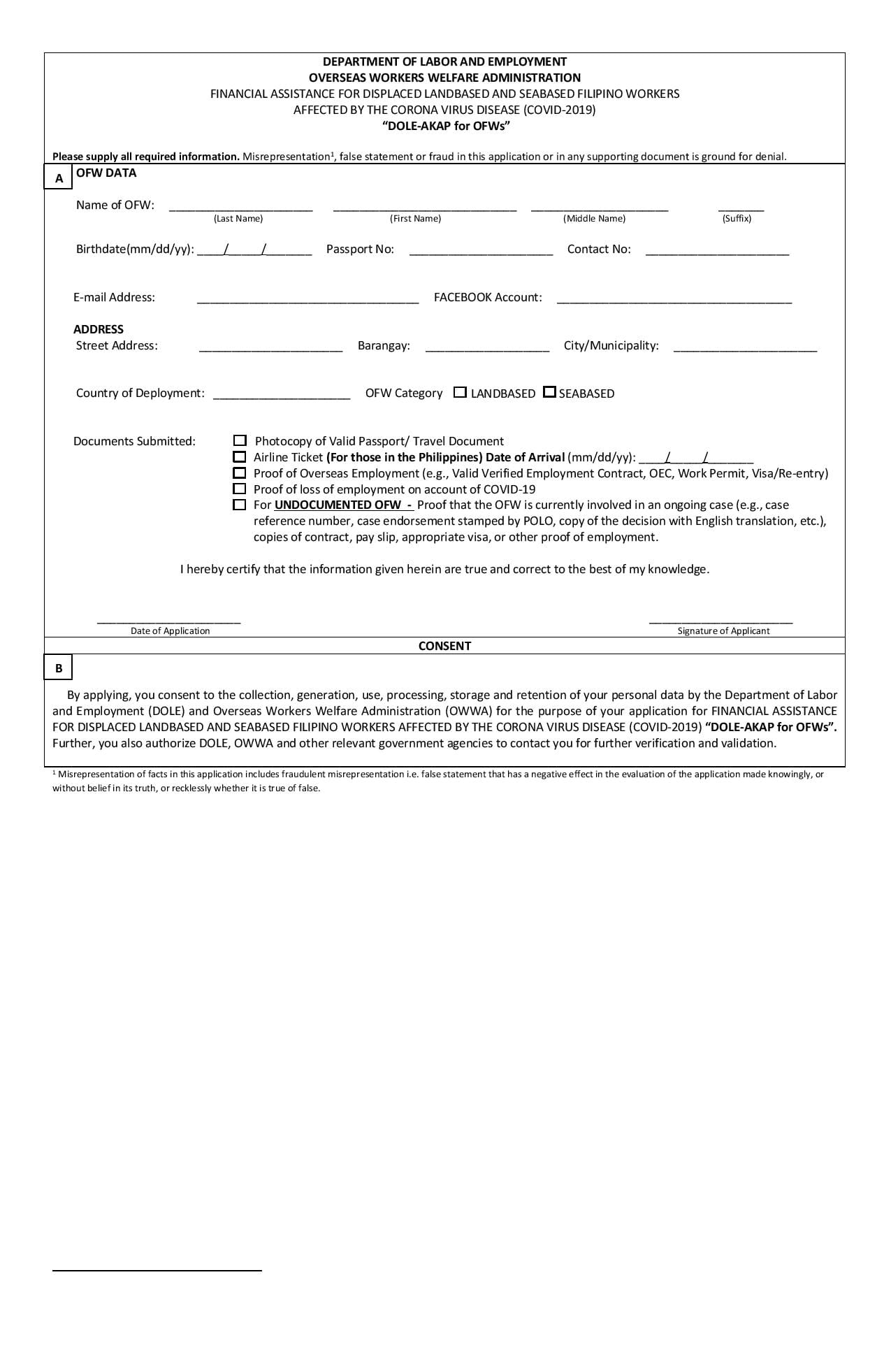 DOLE-AKAP-APPLICATION-FORM