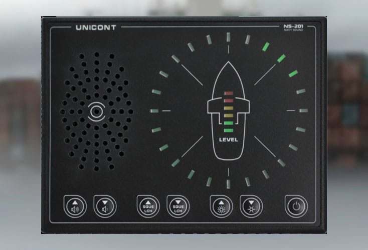 A Sound Reception System with its microphone and push buttons for various controls.