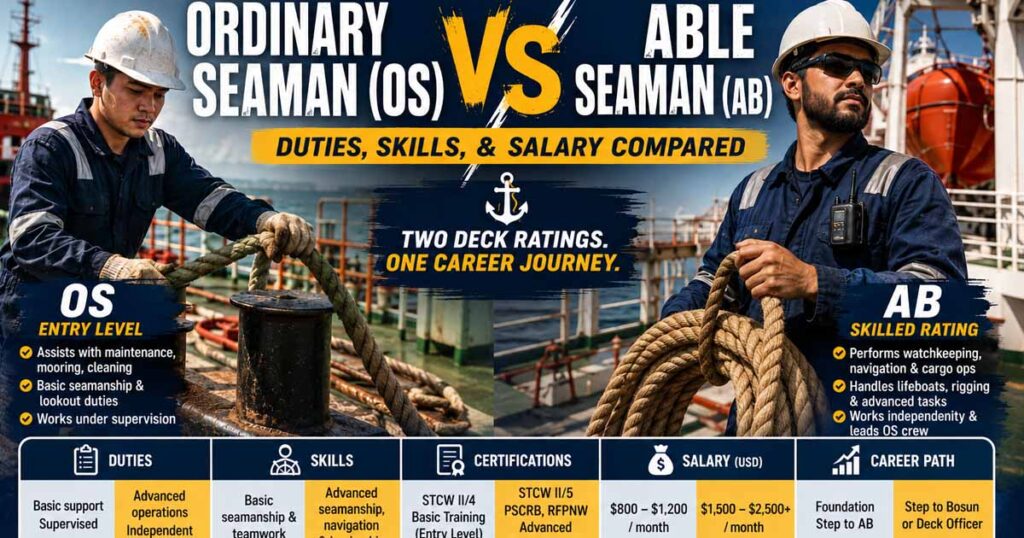 Normal Seaman Captain’s Mode Maritime | Best Maritime Educational Resource for ...